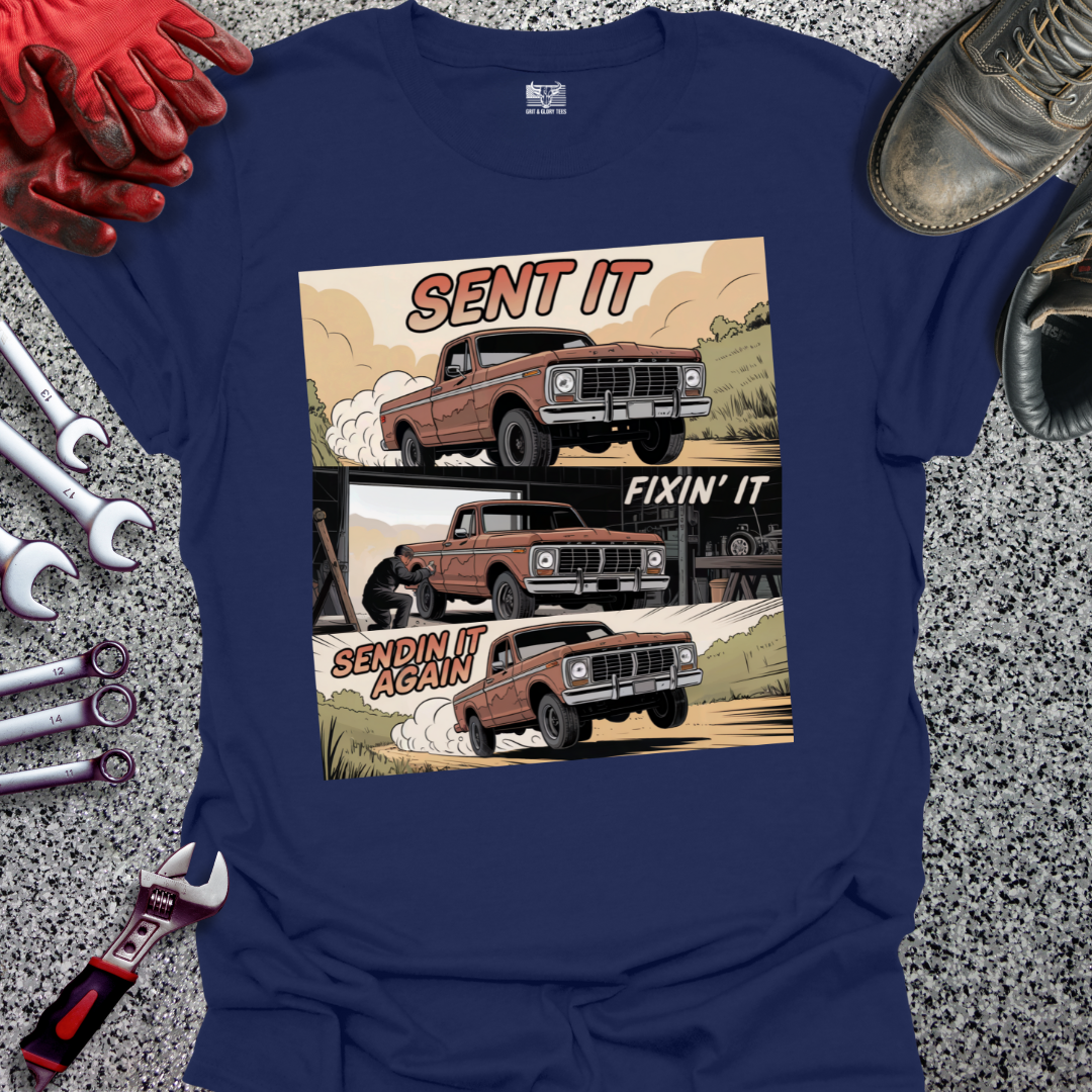 Weekend Warriors-Sent Fixed Send Again T-shirt