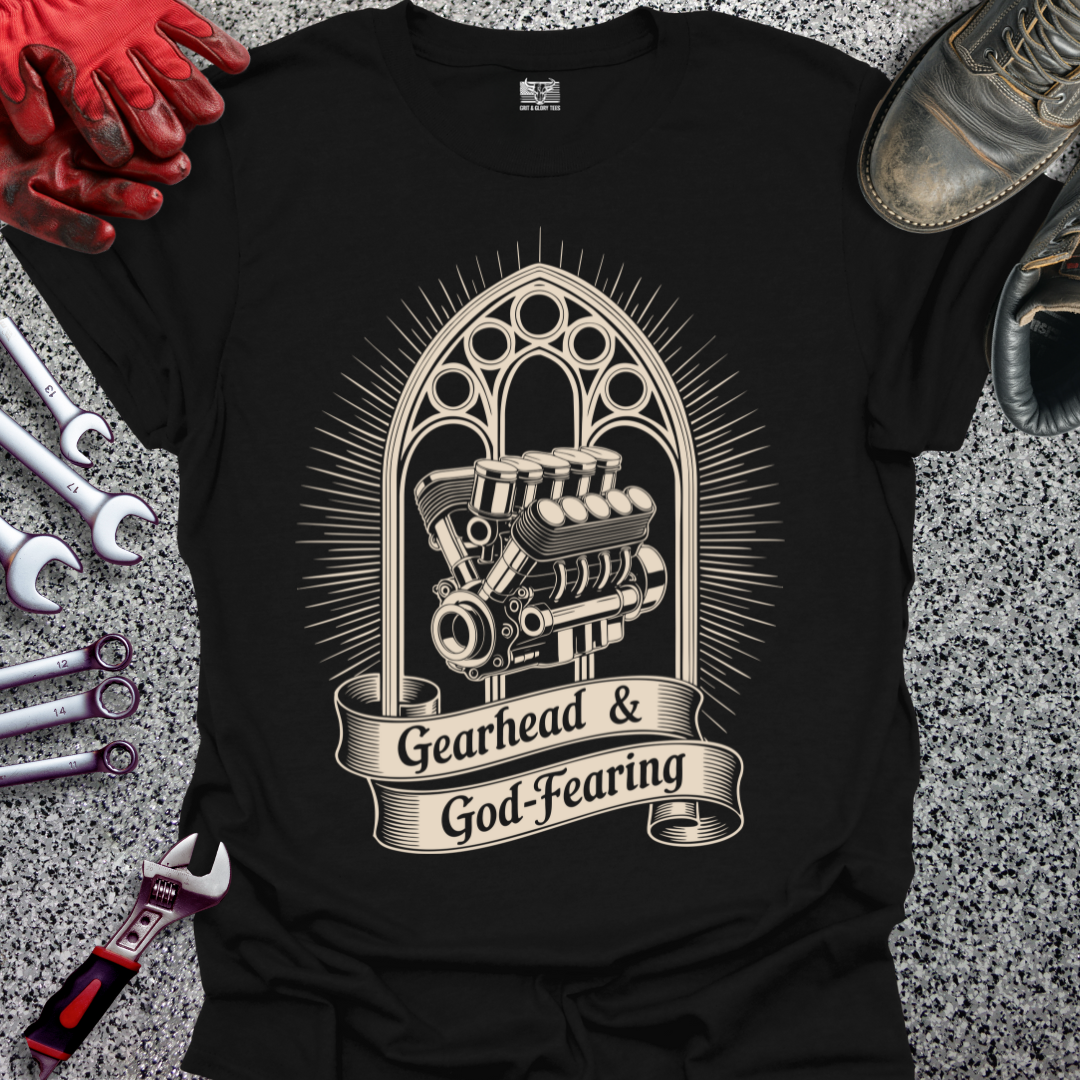 Gearhead & God-Fearing T-shirt