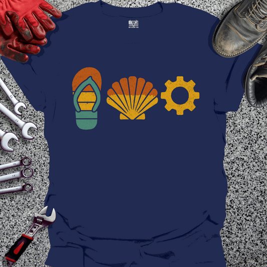 Summer Beach Mechanic T-shirt