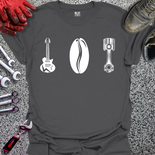 Coffee Bean Guitar Piston T-shirt