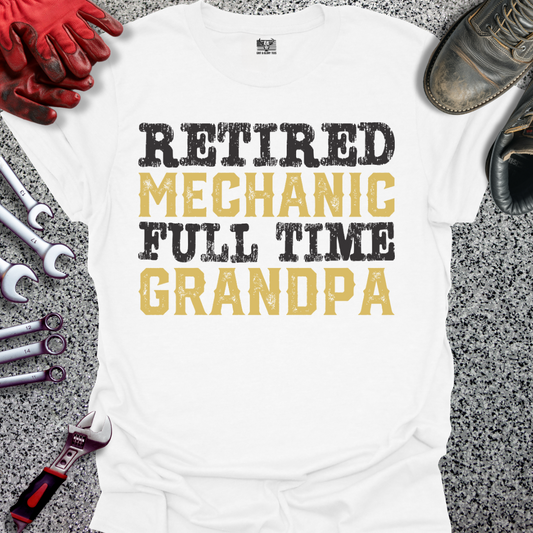 Retired Fulltime Grandpa T-shirt
