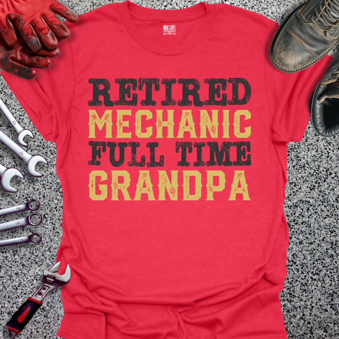 Retired Fulltime Grandpa T-shirt