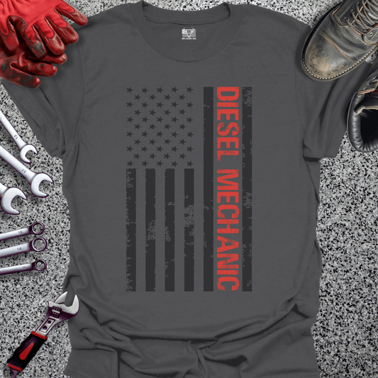 Diesel Mechanic Flag - Grit and Glory Tees