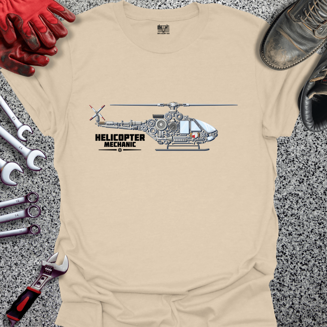 Helicopter Mechanic Copter Parts - Grit and Glory Tees
