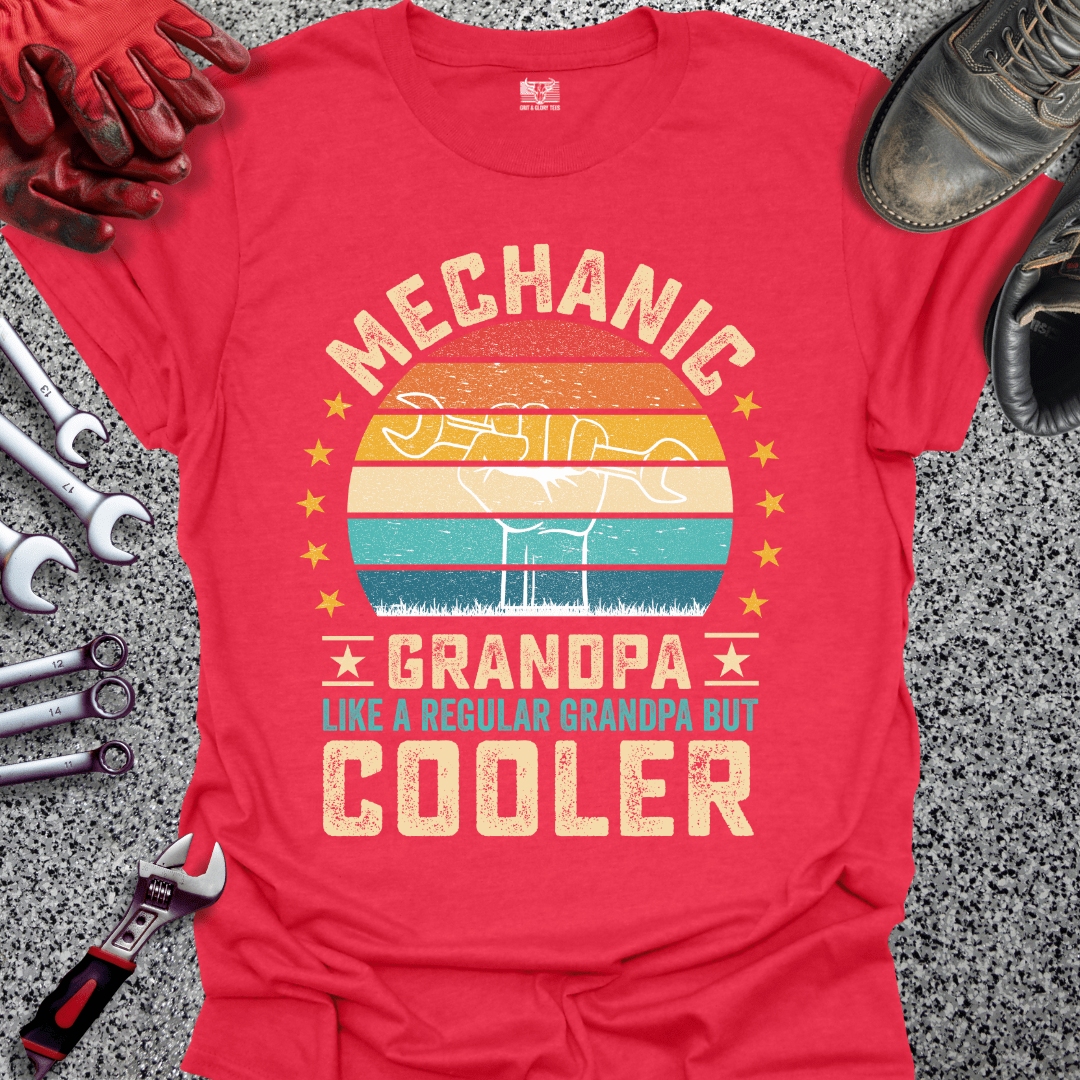 Mechanic Grandpa Cooler - Grit and Glory Tees