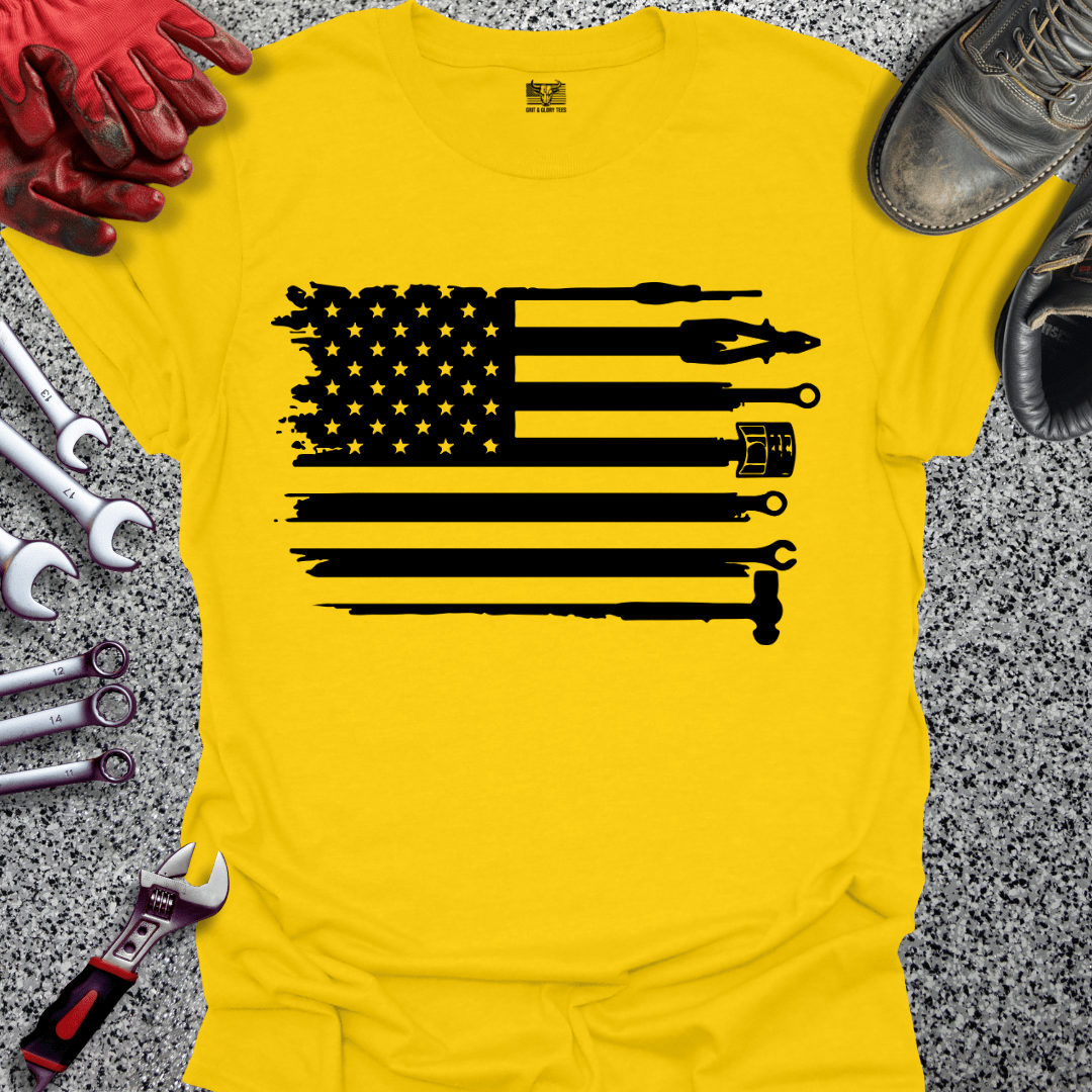 Mechanics Tools Flag - Grit and Glory Tees
