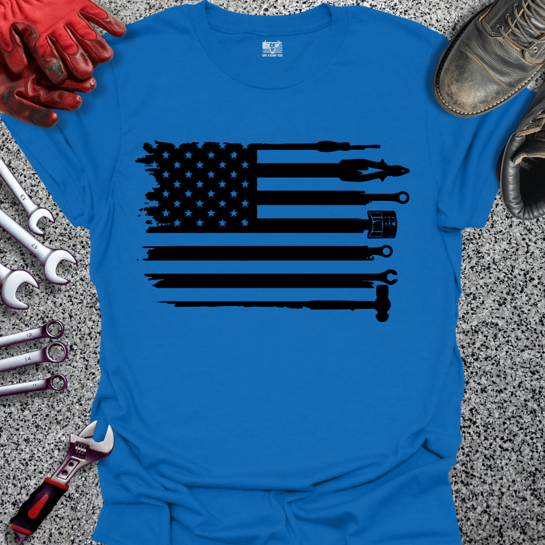 Mechanics Tools Flag - Grit and Glory Tees