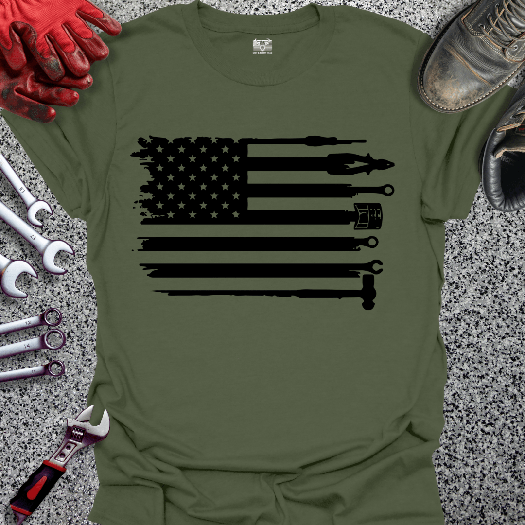 Mechanics Tools Flag - Grit and Glory Tees