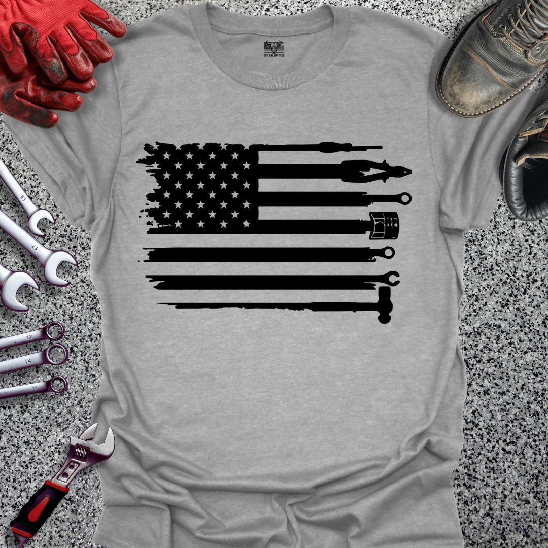 Mechanics Tools Flag - Grit and Glory Tees