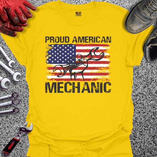 Proud American Mechanic - Grit and Glory Tees