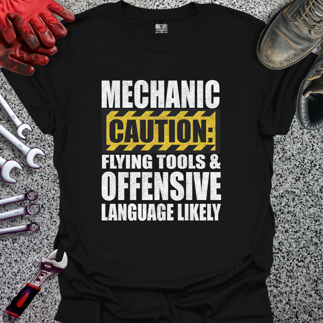 Flying Tools & Offensive Language Likely T-shirt