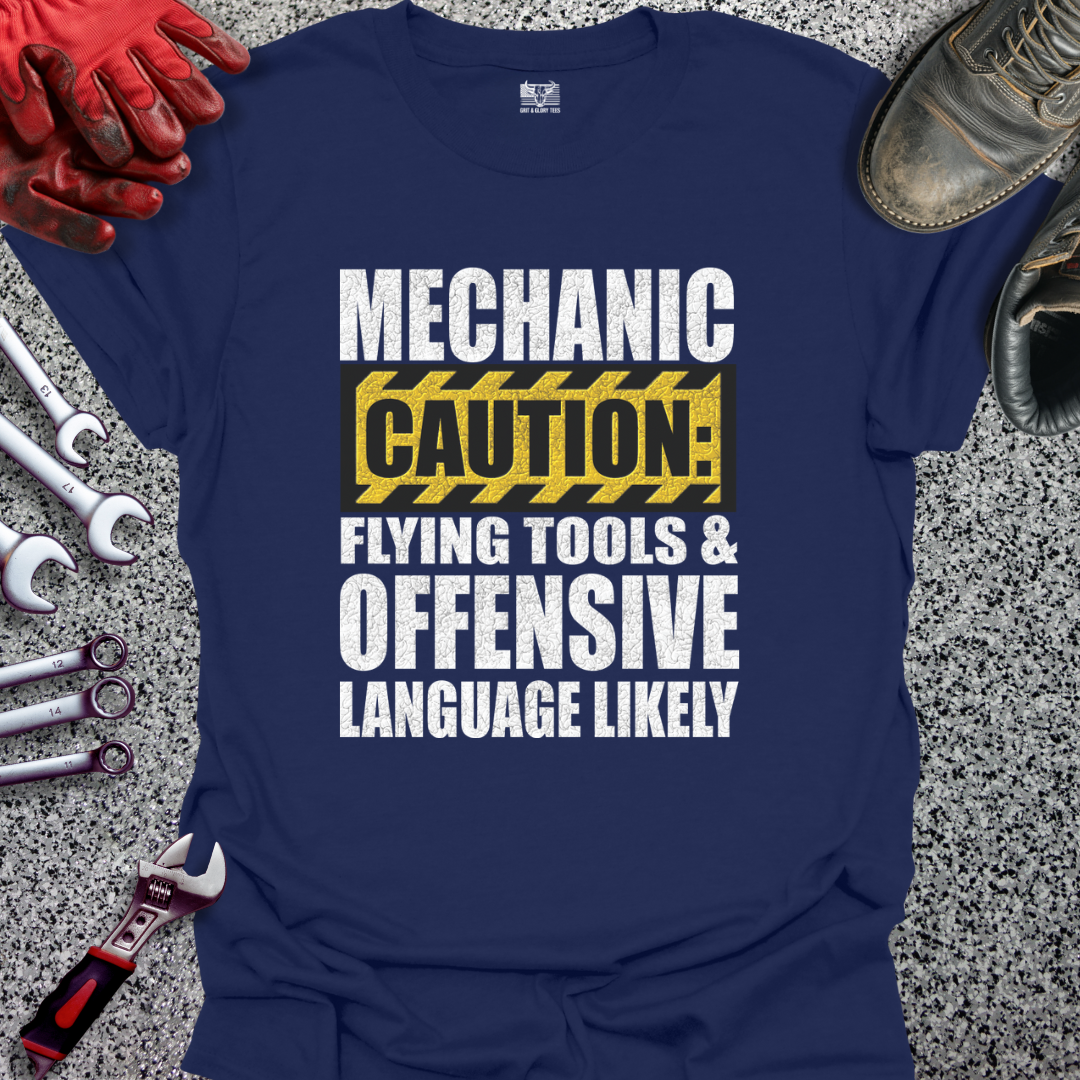 Flying Tools & Offensive Language Likely T-shirt