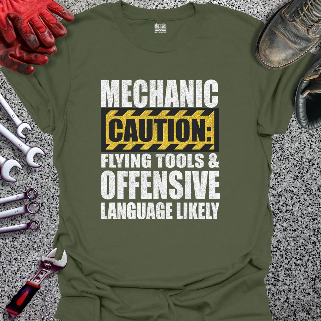 Flying Tools & Offensive Language Likely T-shirt