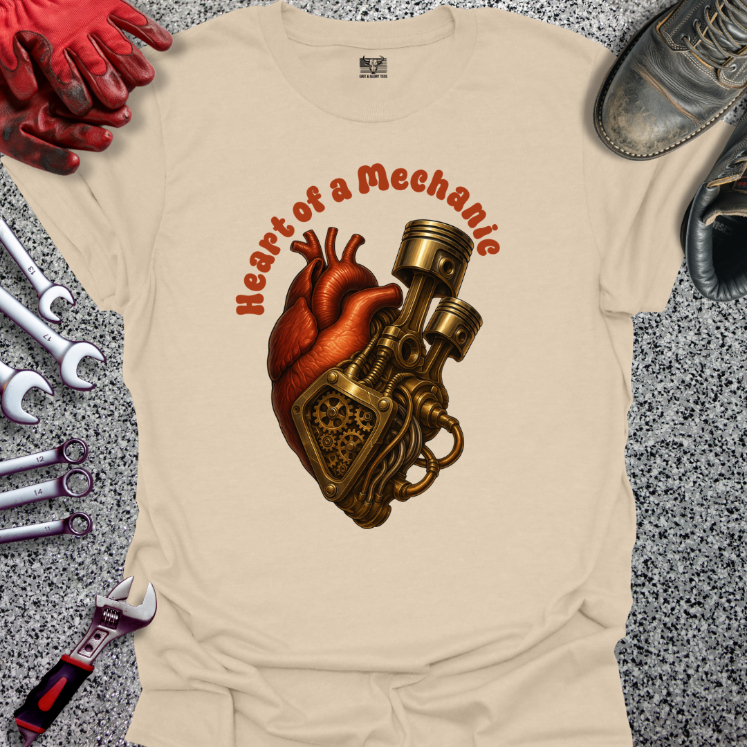 Heart of a Mechanic T-shirt