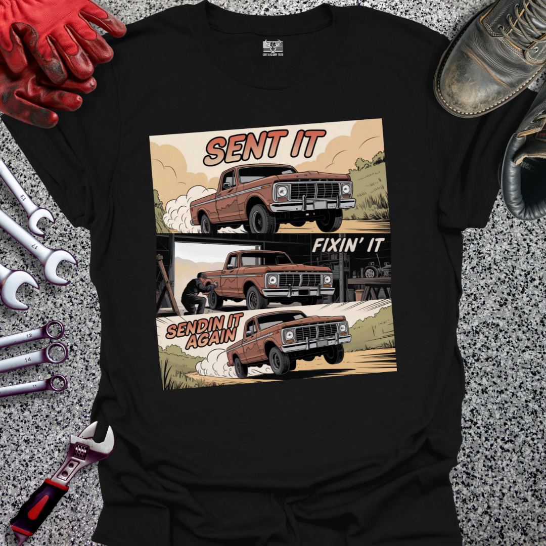Weekend Warriors-Sent Fixed Send Again T-shirt
