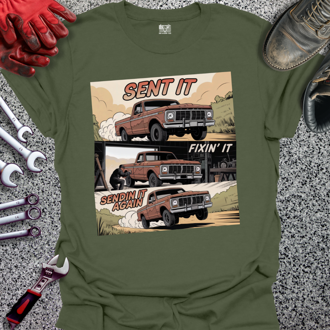 Weekend Warriors-Sent Fixed Send Again T-shirt