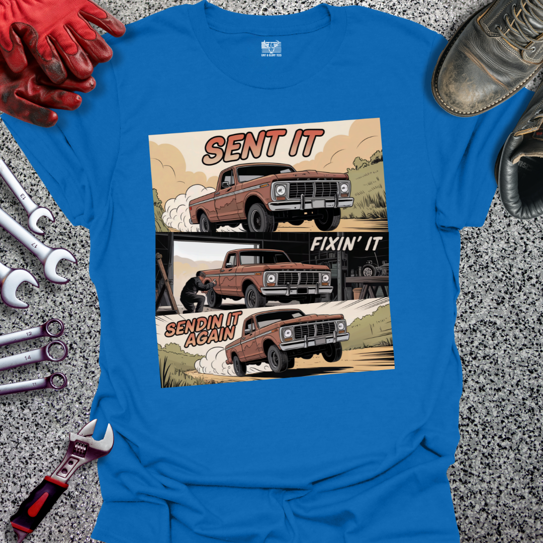 Weekend Warriors-Sent Fixed Send Again T-shirt