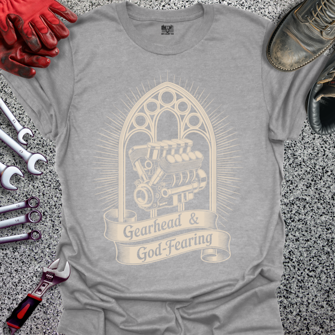 Gearhead & God-Fearing T-shirt
