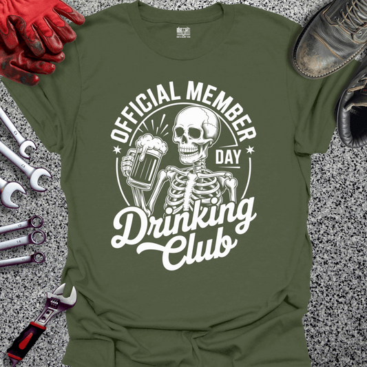 Official Member Day Drinking Club T-shirt
