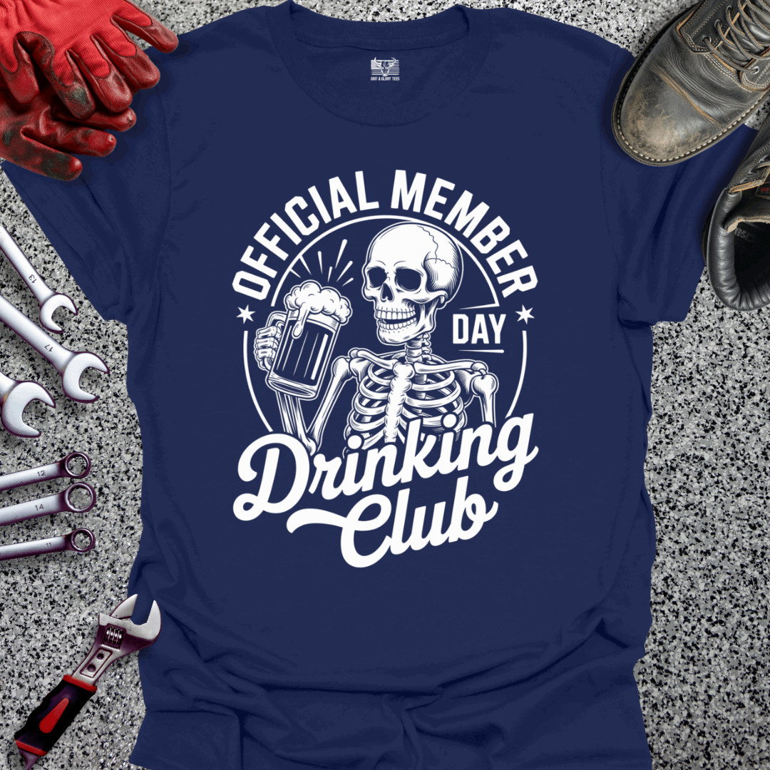 Official Member Day Drinking Club T-shirt