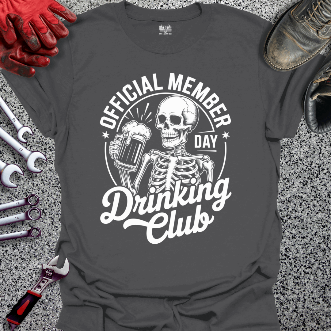 Official Member Day Drinking Club T-shirt