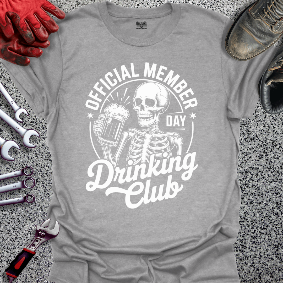 Official Member Day Drinking Club T-shirt