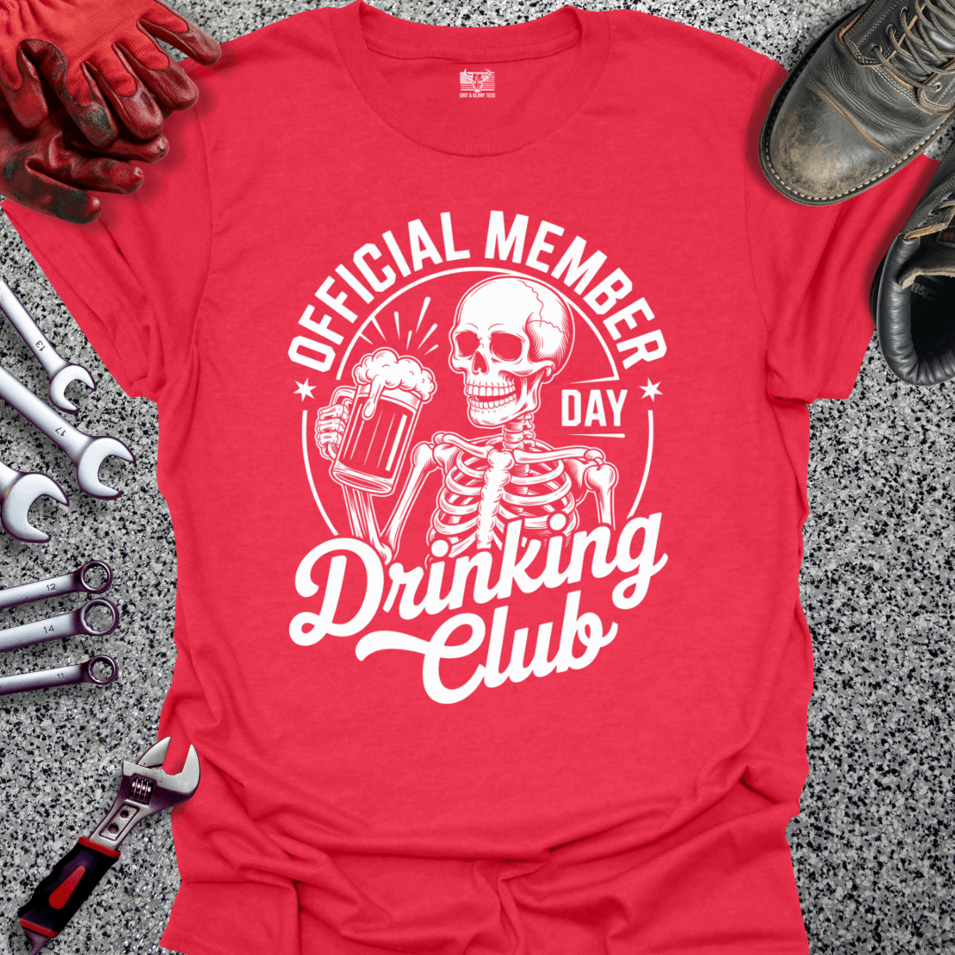 Official Member Day Drinking Club T-shirt