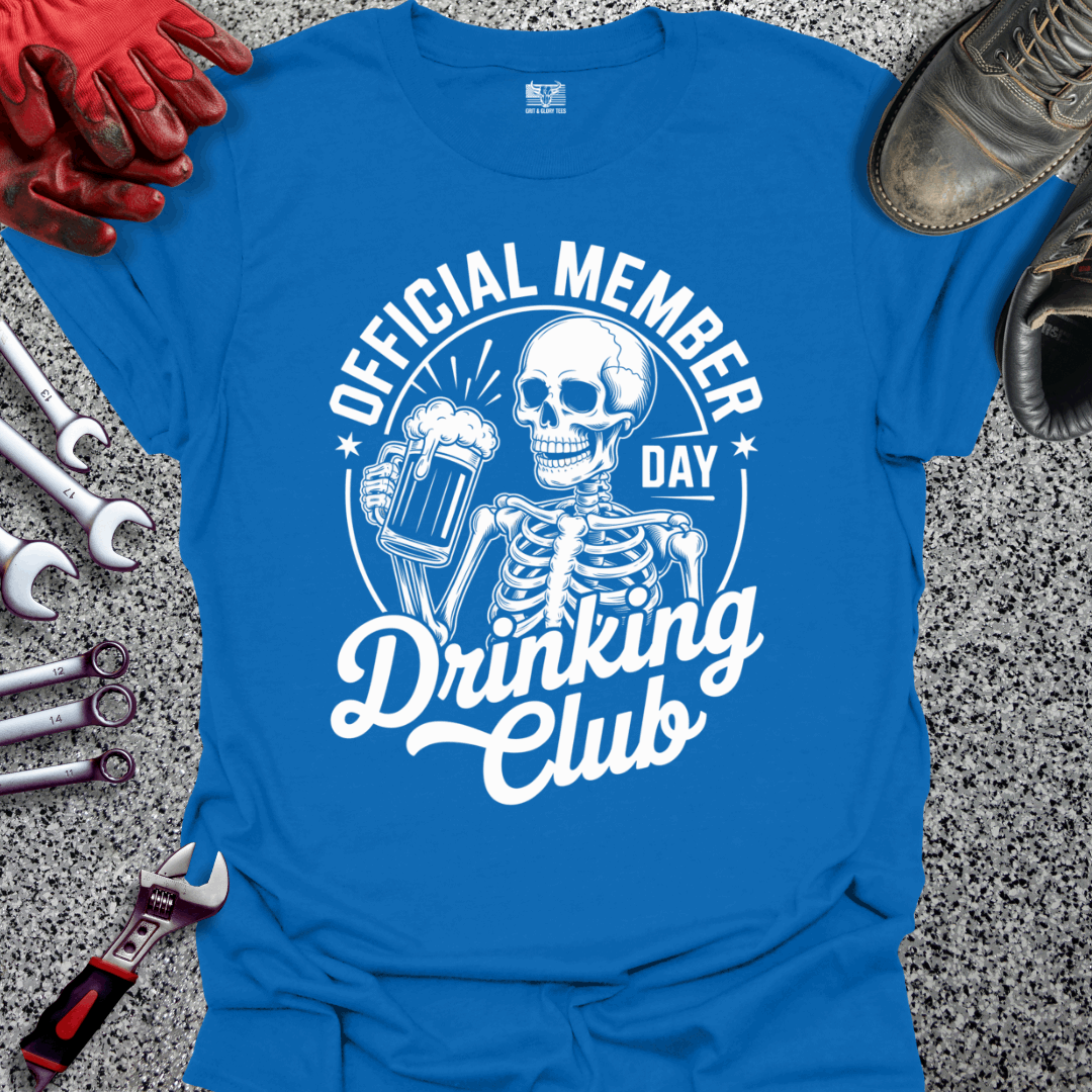 Official Member Day Drinking Club T-shirt