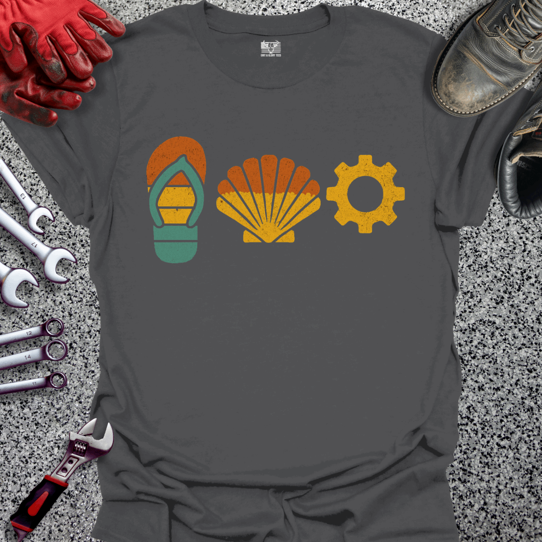 Summer Beach Mechanic T-shirt