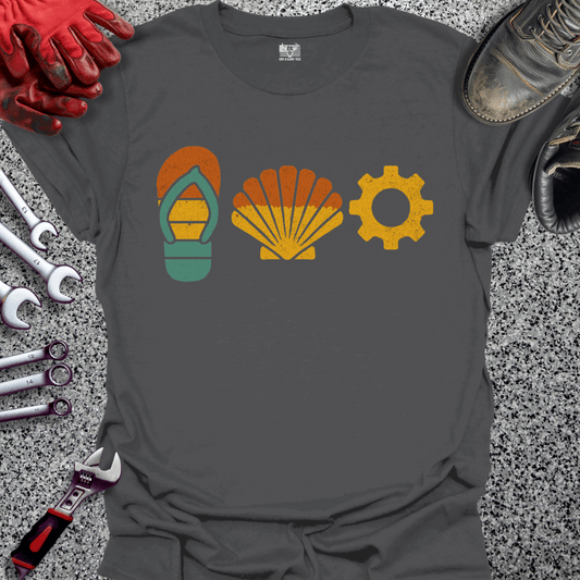 Summer Beach Mechanic T-shirt