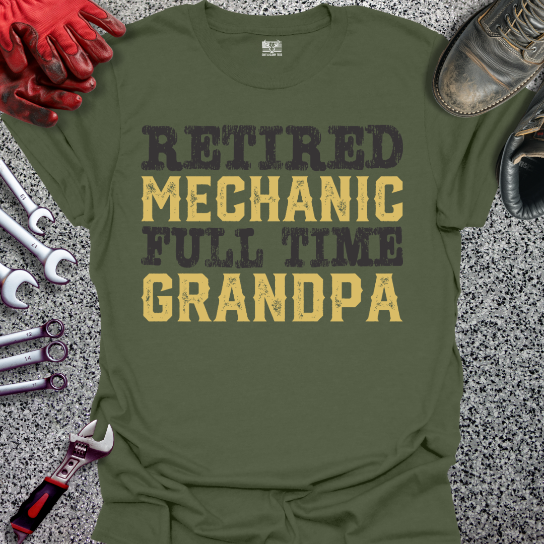 Retired Fulltime Grandpa T-shirt