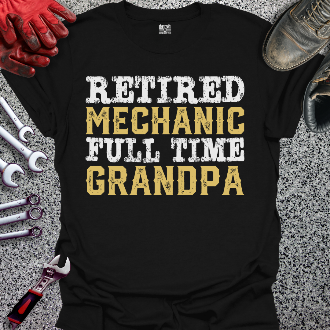 Retired Fulltime Grandpa T-shirt