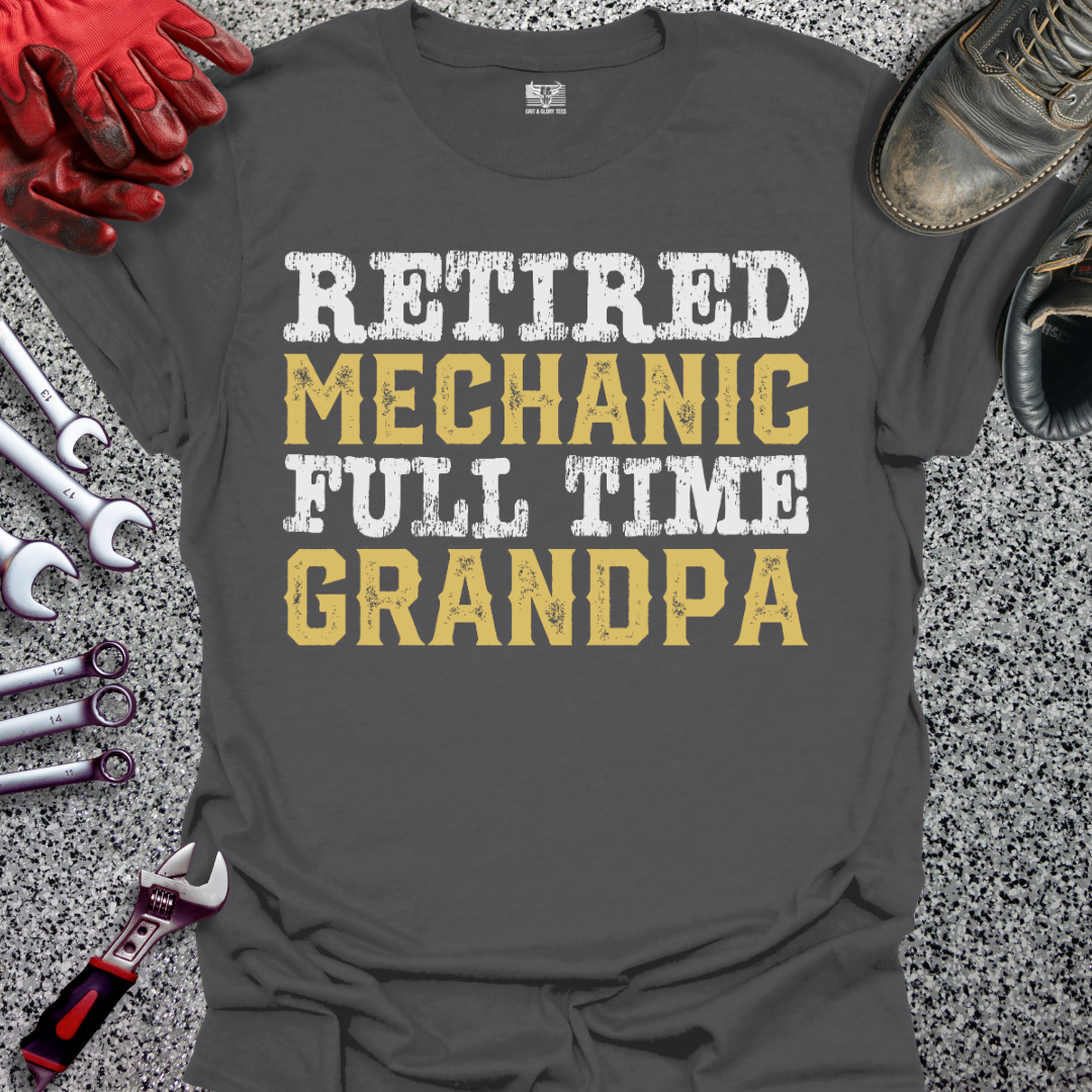 Retired Fulltime Grandpa T-shirt