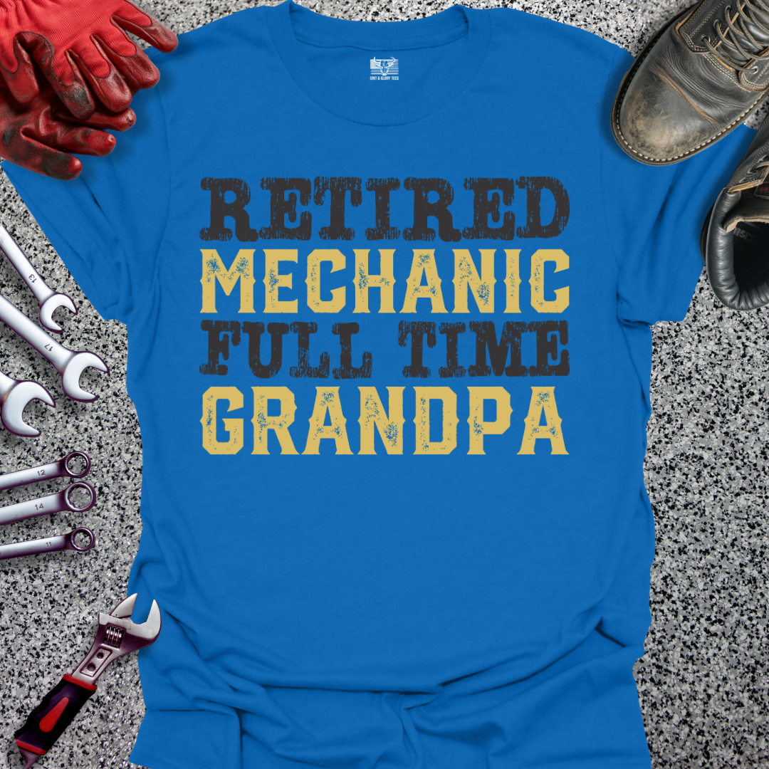Retired Fulltime Grandpa T-shirt