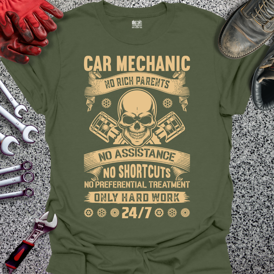 Car Mechanic No Assistance T-shirt