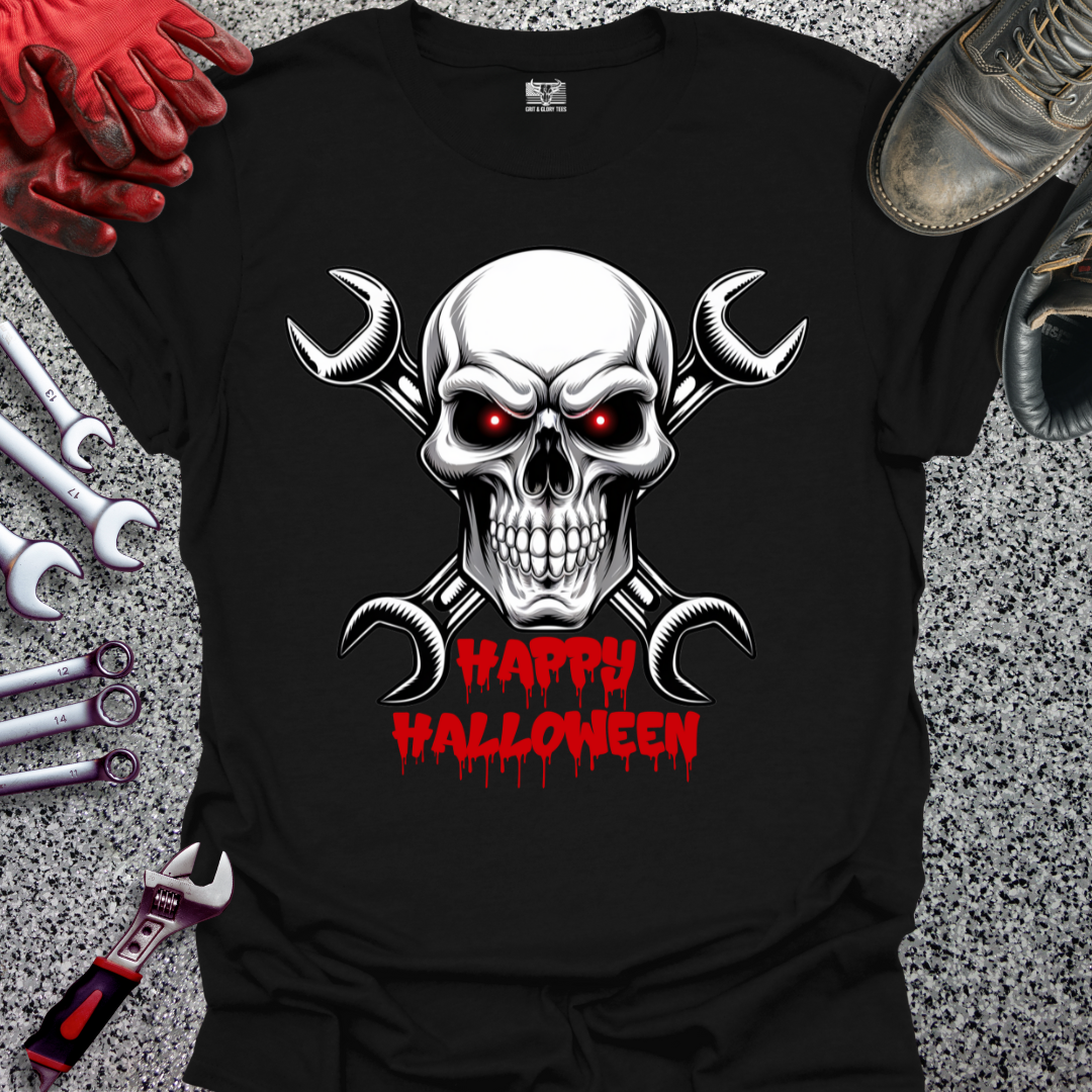Skull And Crossed Wrenches T-shirt