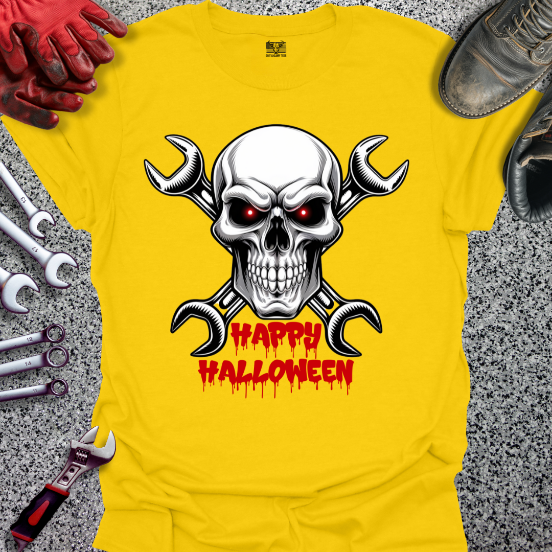 Skull And Crossed Wrenches T-shirt