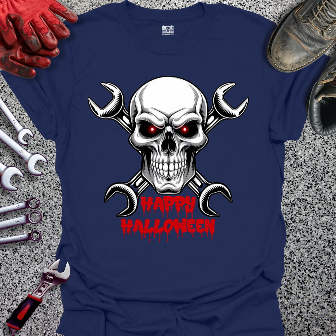 Skull And Crossed Wrenches T-shirt