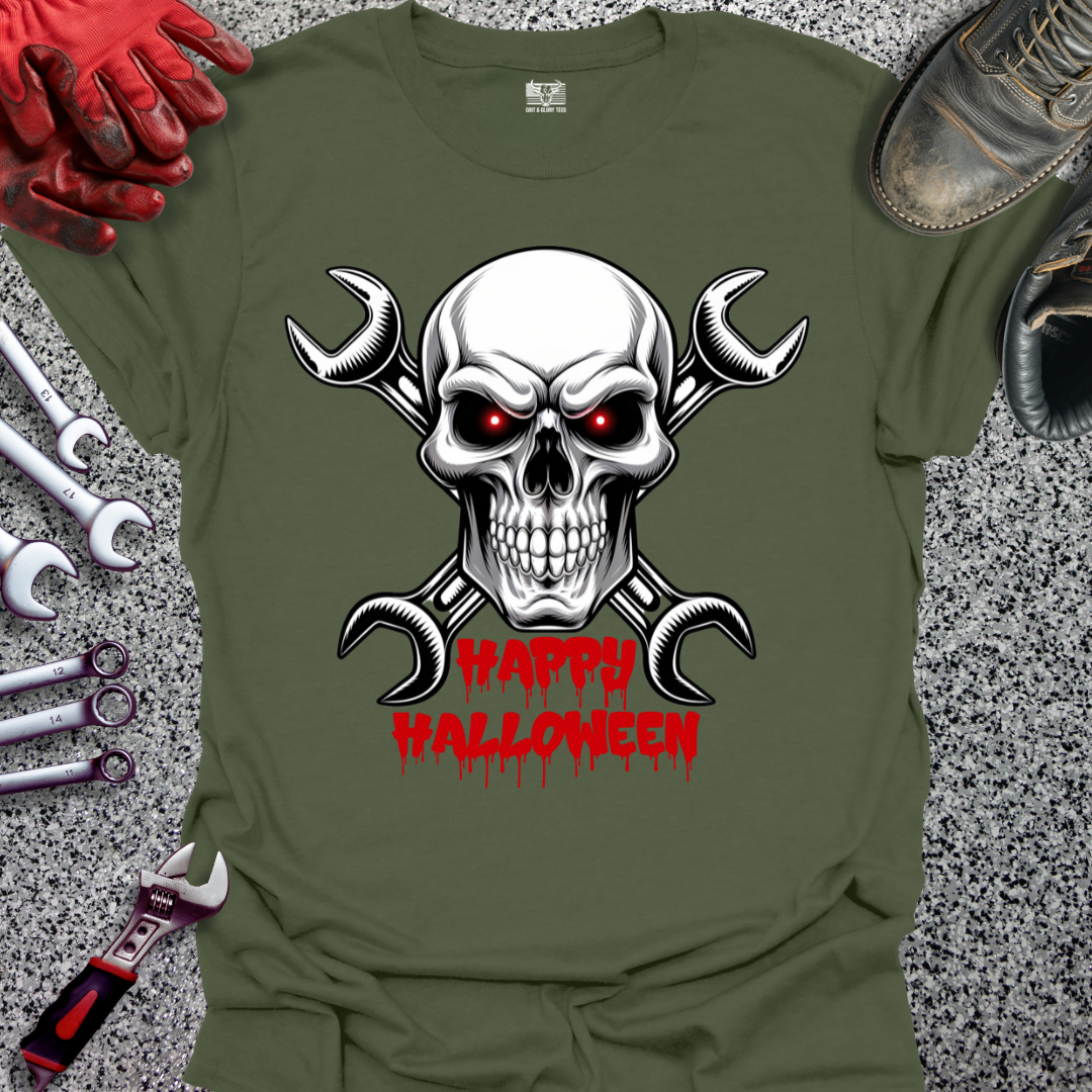 Skull And Crossed Wrenches T-shirt