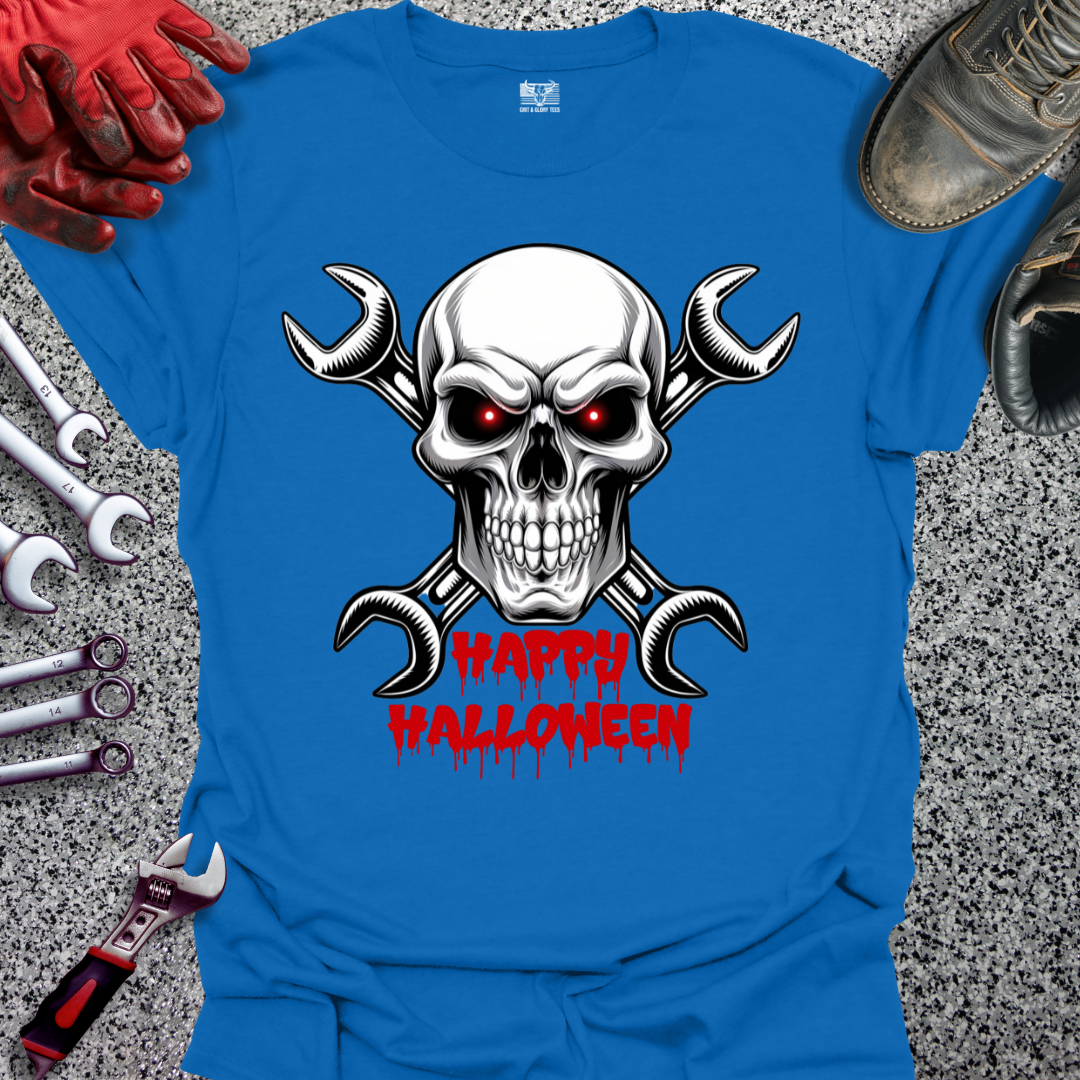 Skull And Crossed Wrenches T-shirt