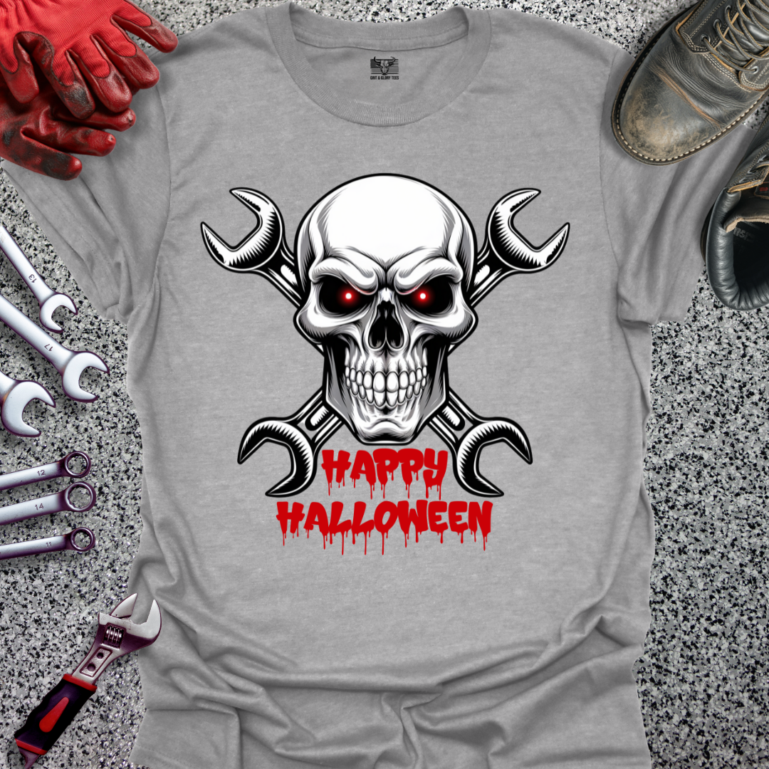 Skull And Crossed Wrenches T-shirt