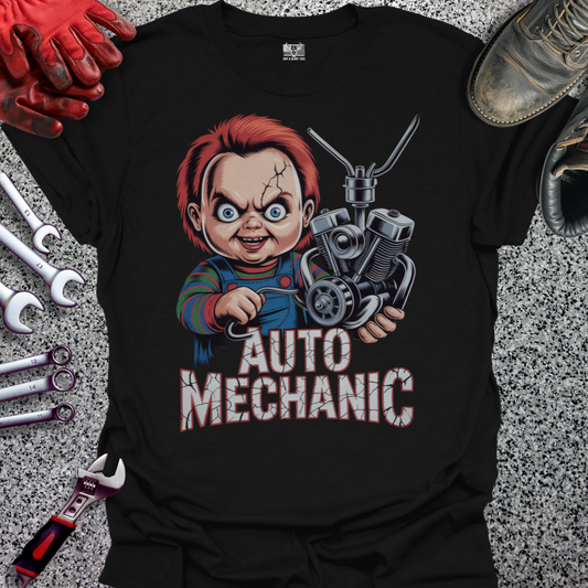 Chucky auto Mechanic T-shirt