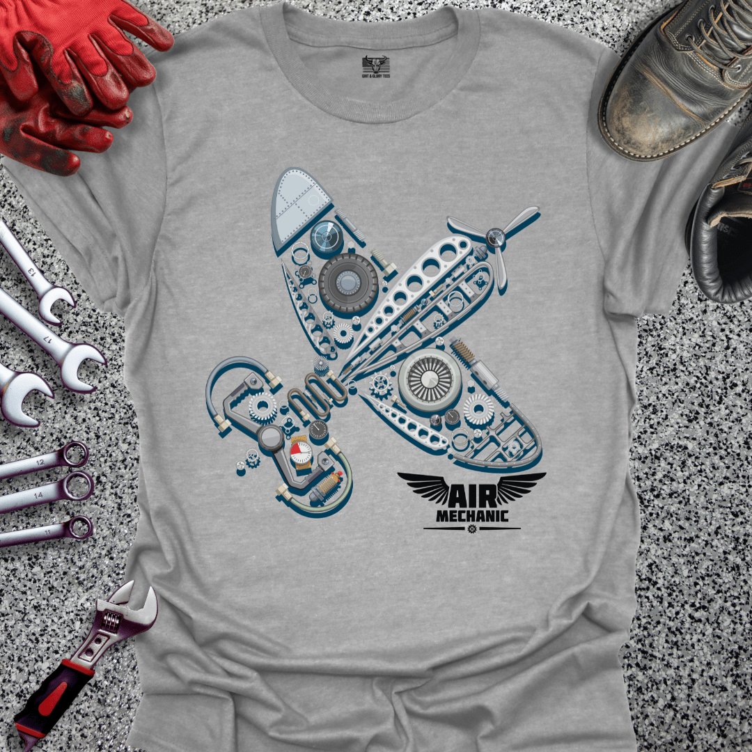 Air Mechanic Plane Parts - Grit and Glory Tees