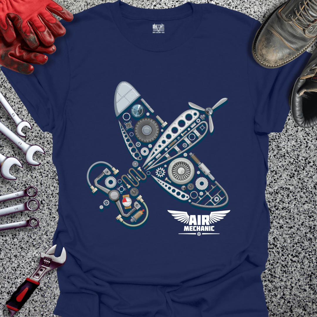 Air Mechanic Plane Parts - Grit and Glory Tees