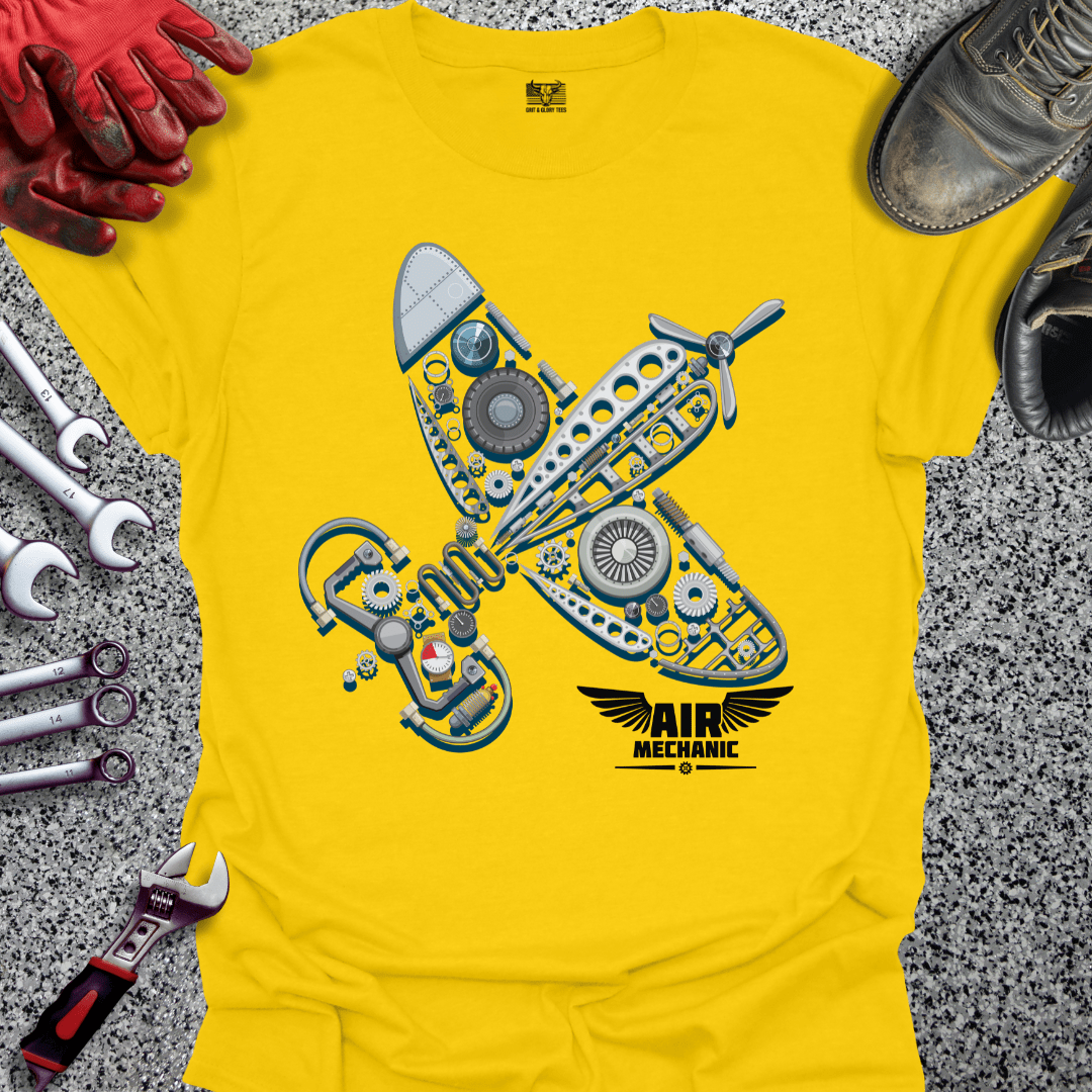 Air Mechanic Plane Parts - Grit and Glory Tees