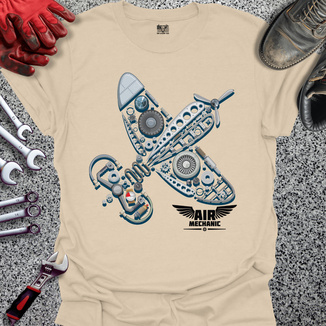 Air Mechanic Plane Parts - Grit and Glory Tees