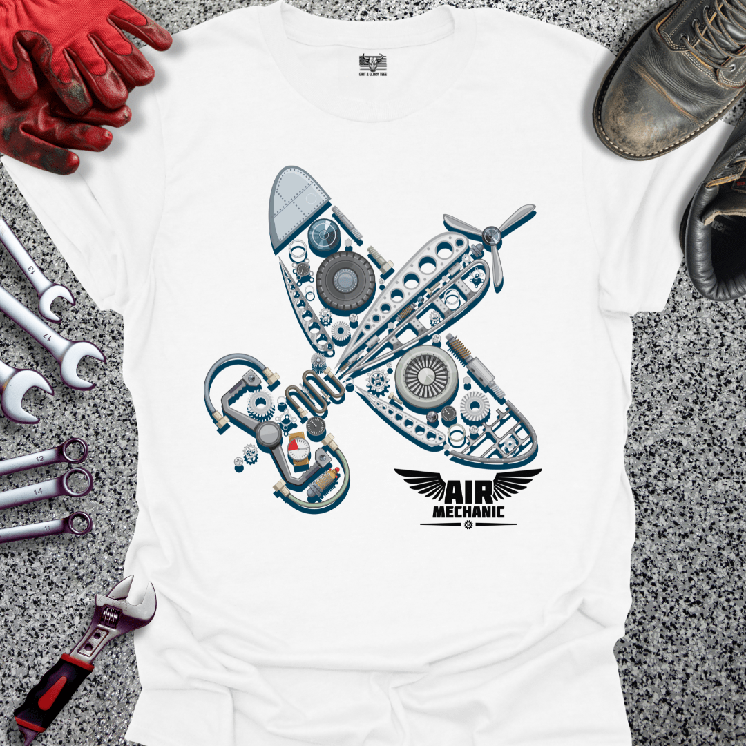 Air Mechanic Plane Parts - Grit and Glory Tees