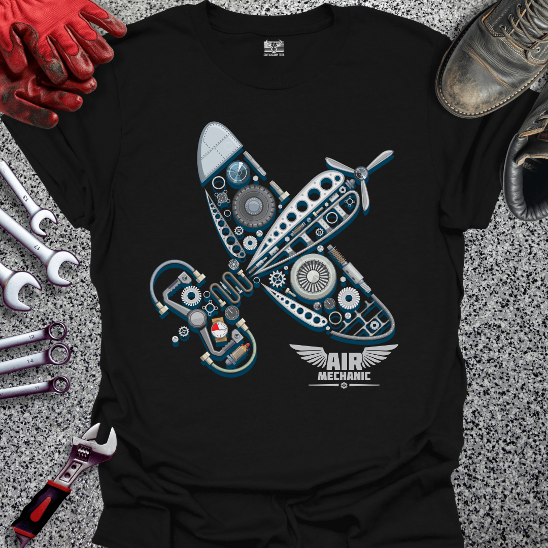 Air Mechanic Plane Parts - Grit and Glory Tees