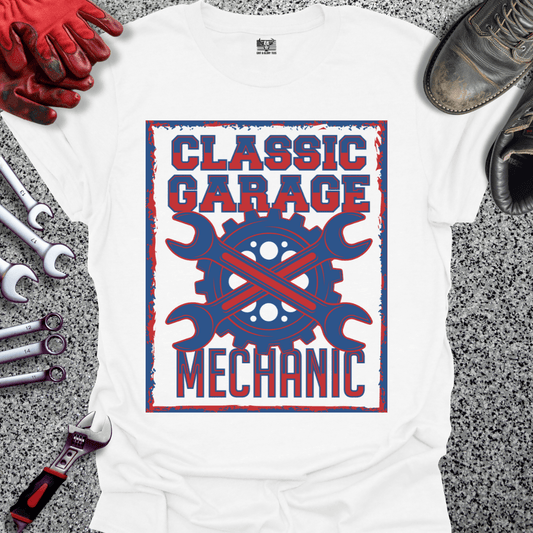 Classic Garage Mechanic - Grit and Glory Tees