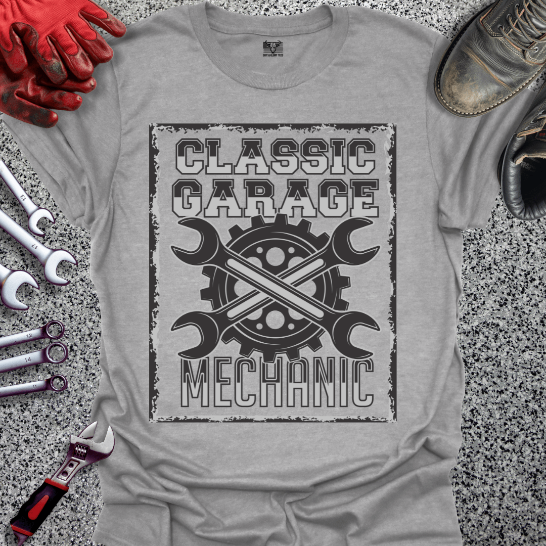 Classic Garage Mechanic - Grit and Glory Tees